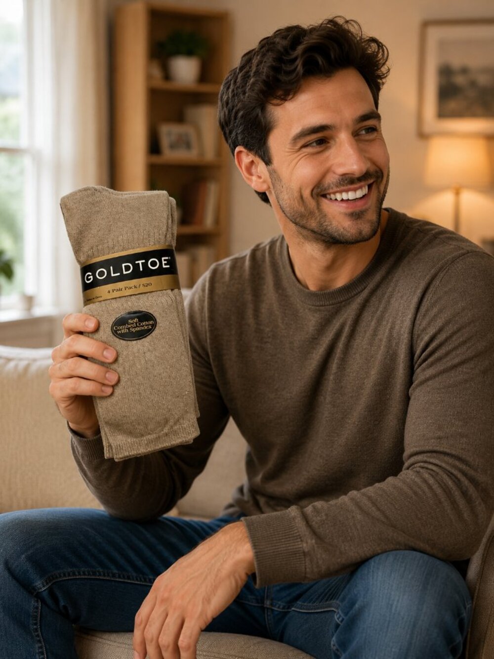 Goldtoe Men’s Khaki Socks